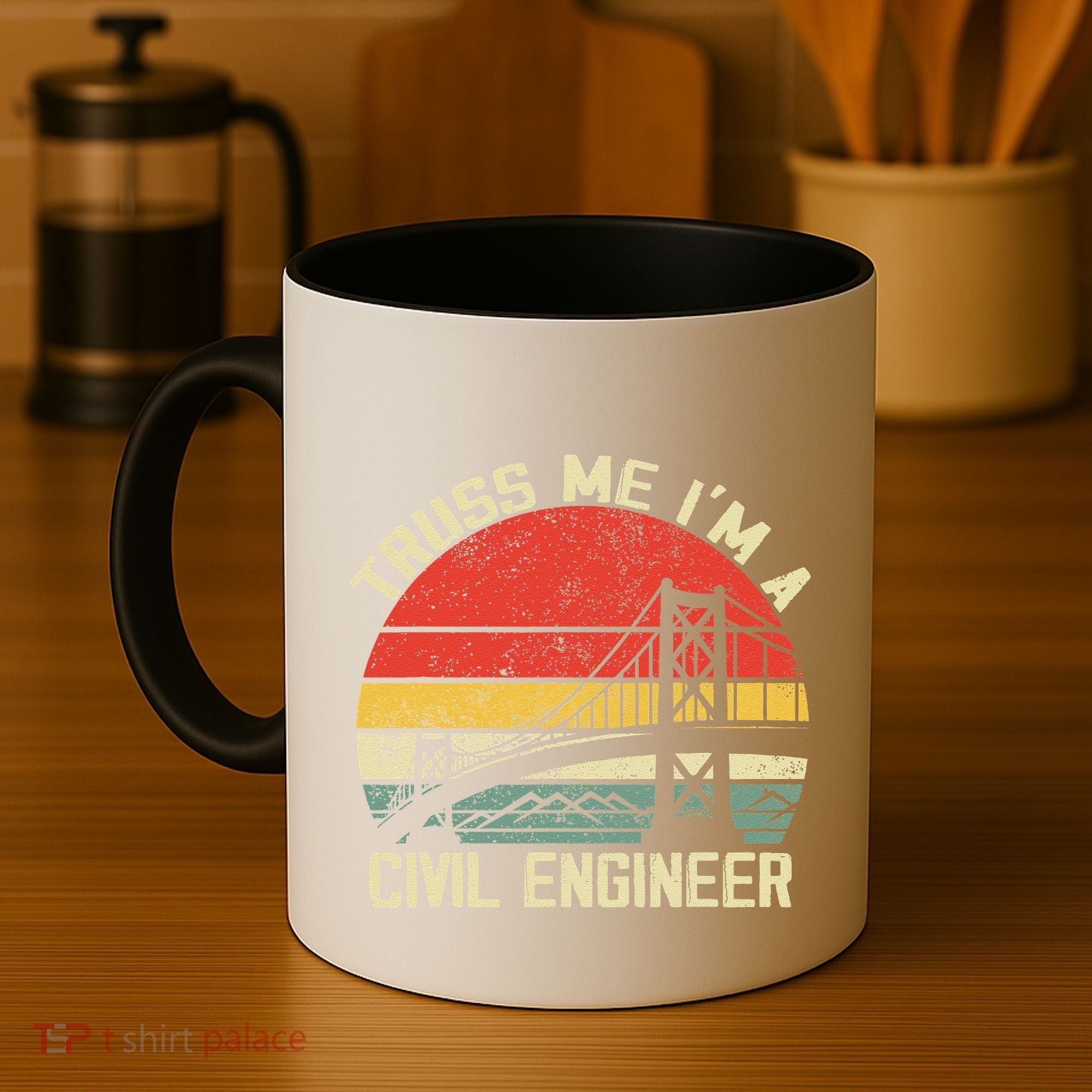 Engineering Student Funny Truss Me IM A Civil Engineer Coffee Mug
