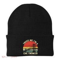 Engineering Student Funny Truss Me IM A Civil Engineer Beanie thumb 0