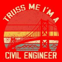 Engineering Student Funny Truss Me IM A Civil Engineer Santa Hat thumb 1