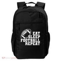 Eat Sleep Football Repeat Backpack thumb 0