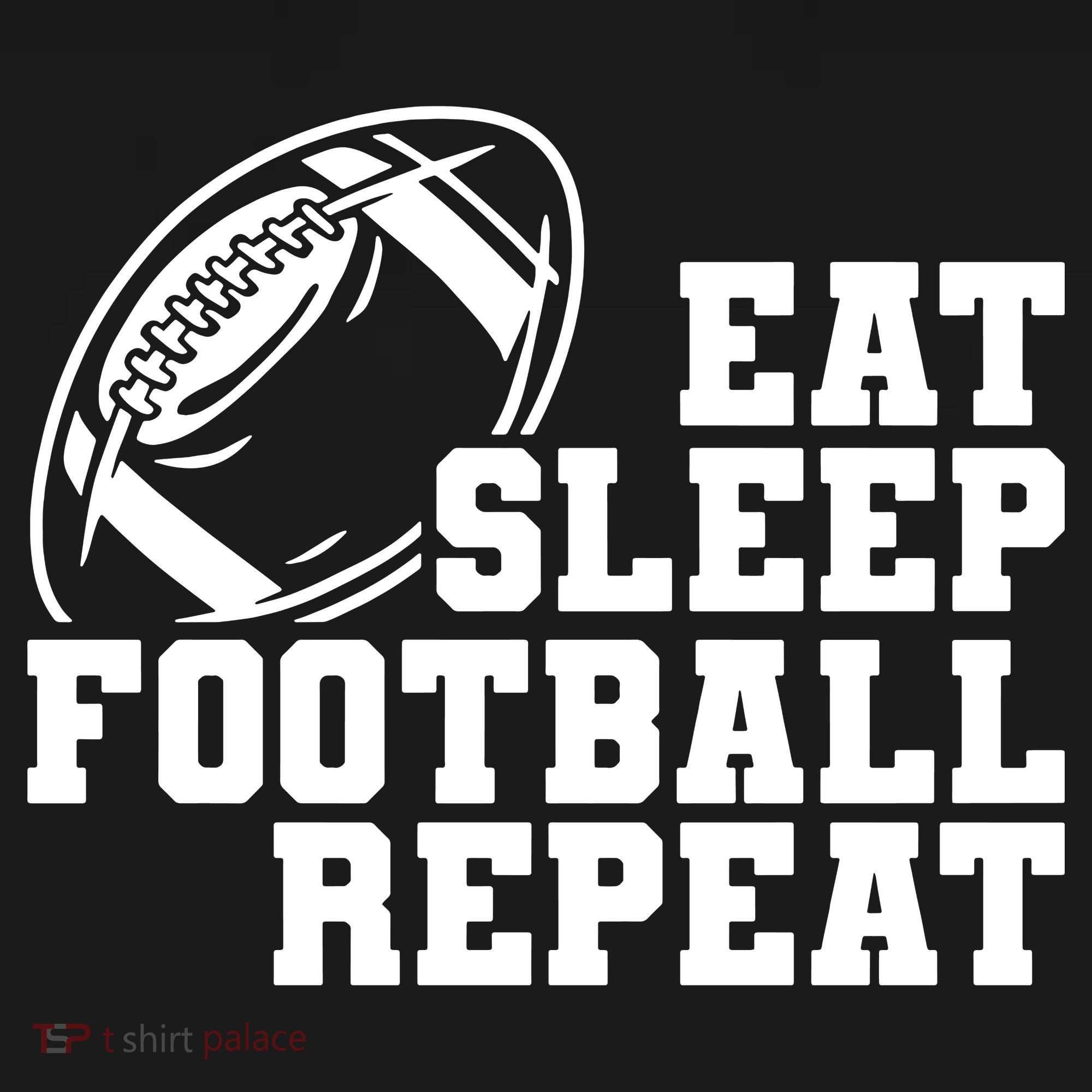 Eat Sleep Football Repeat Backpack