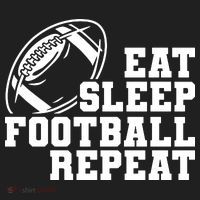 Eat Sleep Football Repeat Hat thumb 2
