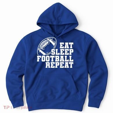 Eat Sleep Football Repeat Hoodie