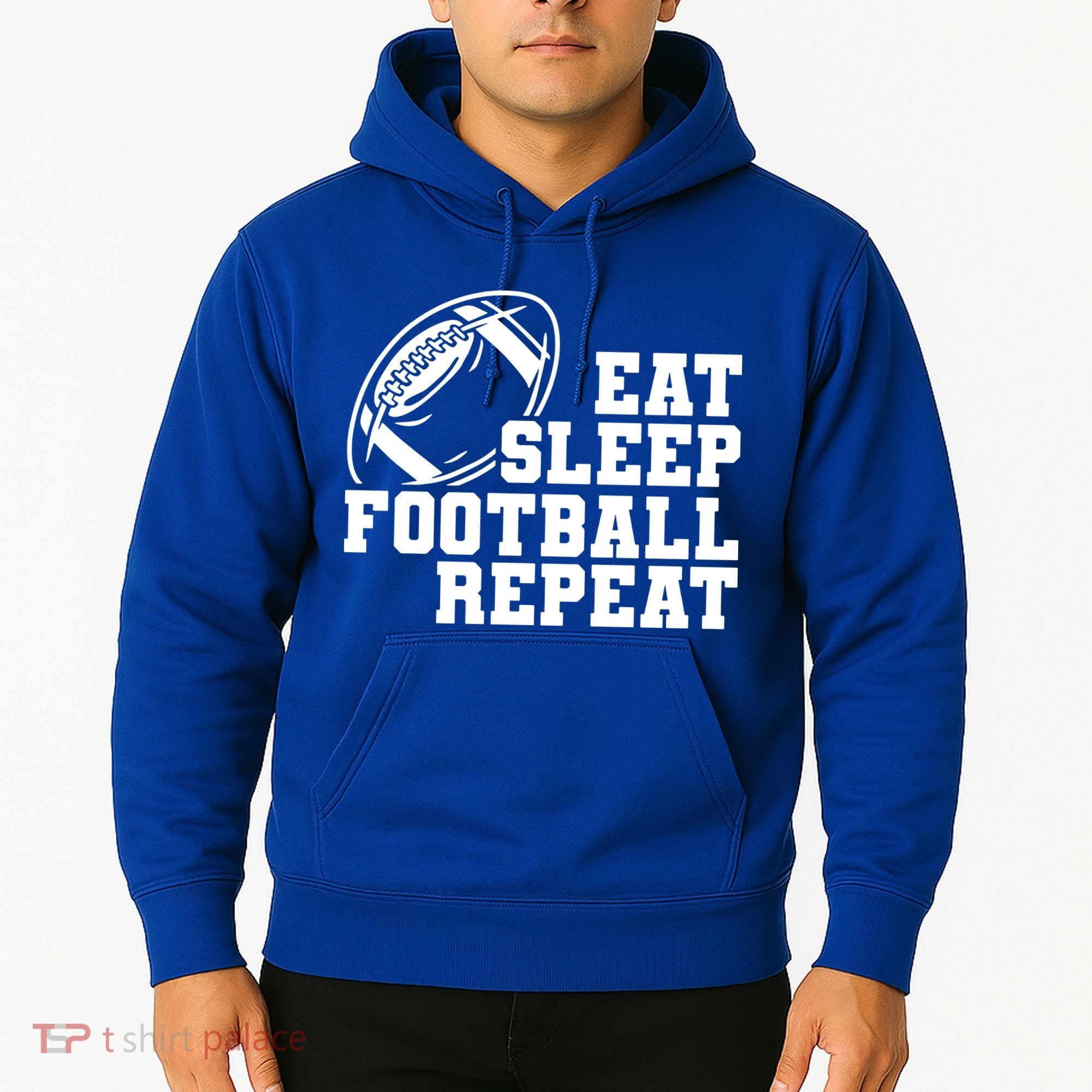 Eat Sleep Football Repeat Hoodie