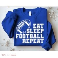 Eat Sleep Football Repeat Sweatshirt thumb 2