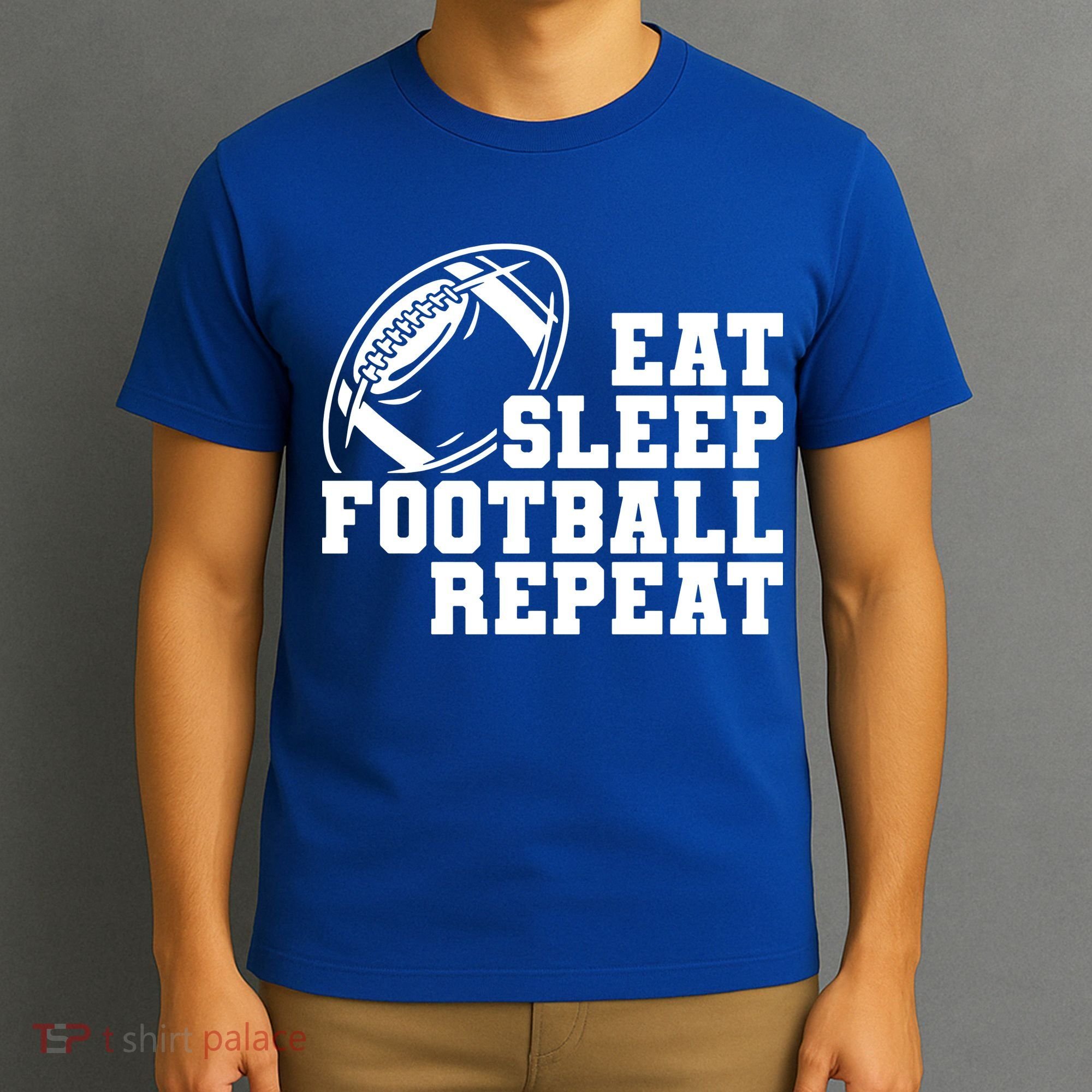 Eat Sleep Football Repeat T-Shirt