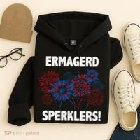 Ermagerd Sperklers Funny 4th Of July Fireworks Hoodie thumb 4