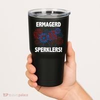 Ermagerd Sperklers Funny 4th Of July Fireworks Tumbler thumb 2