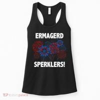 Ermagerd Sperklers Funny 4th Of July Fireworks Women's Tank Top thumb 0