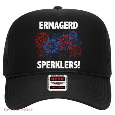 Ermagerd Sperklers Funny 4th Of July Fireworks Hat