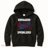 Ermagerd Sperklers Funny 4th Of July Fireworks Kids Hoodie thumb 0