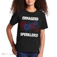 Ermagerd Sperklers Funny 4th Of July Fireworks Kids T-Shirt thumb 2