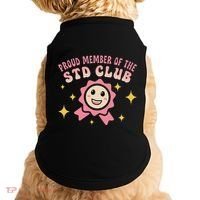 Embarrassing Std Funny Inappropriate Hilarious Doggie Tank thumb 0