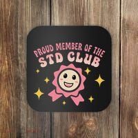 Embarrassing Std Funny Inappropriate Hilarious Coaster thumb 0