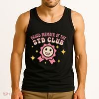 Embarrassing Std Funny Inappropriate Hilarious Tank Top thumb 3