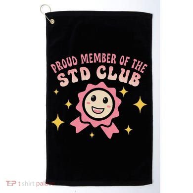 Embarrassing Std Funny Inappropriate Hilarious Golf Towel