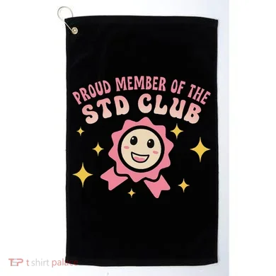 Embarrassing Std Funny Inappropriate Hilarious Golf Towel
