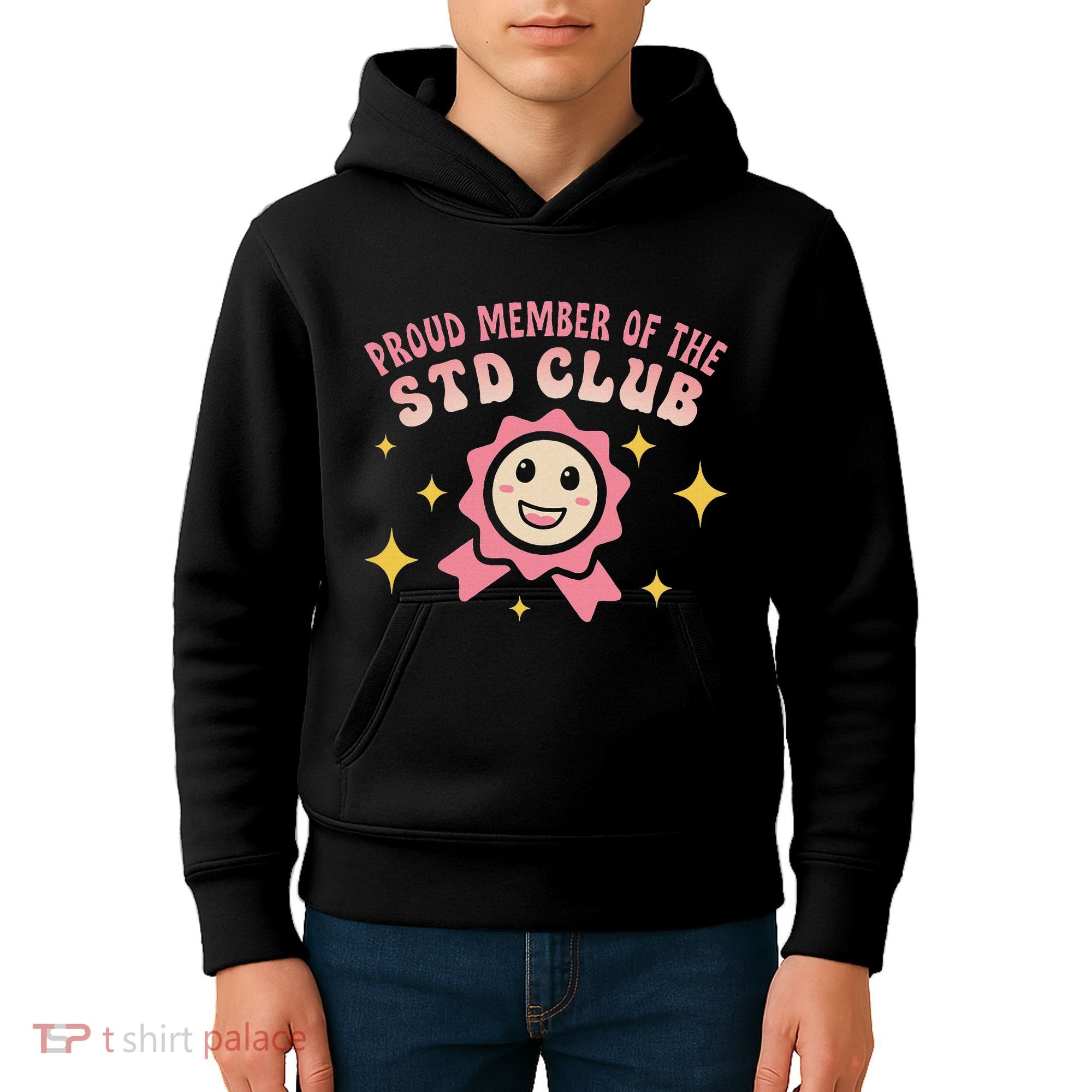Embarrassing Std Funny Inappropriate Hilarious Kids Hoodie