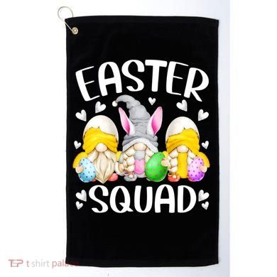 Easter Squad Gnomies Golf Towel