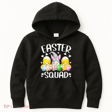 Easter Squad Gnomies Kids Hoodie