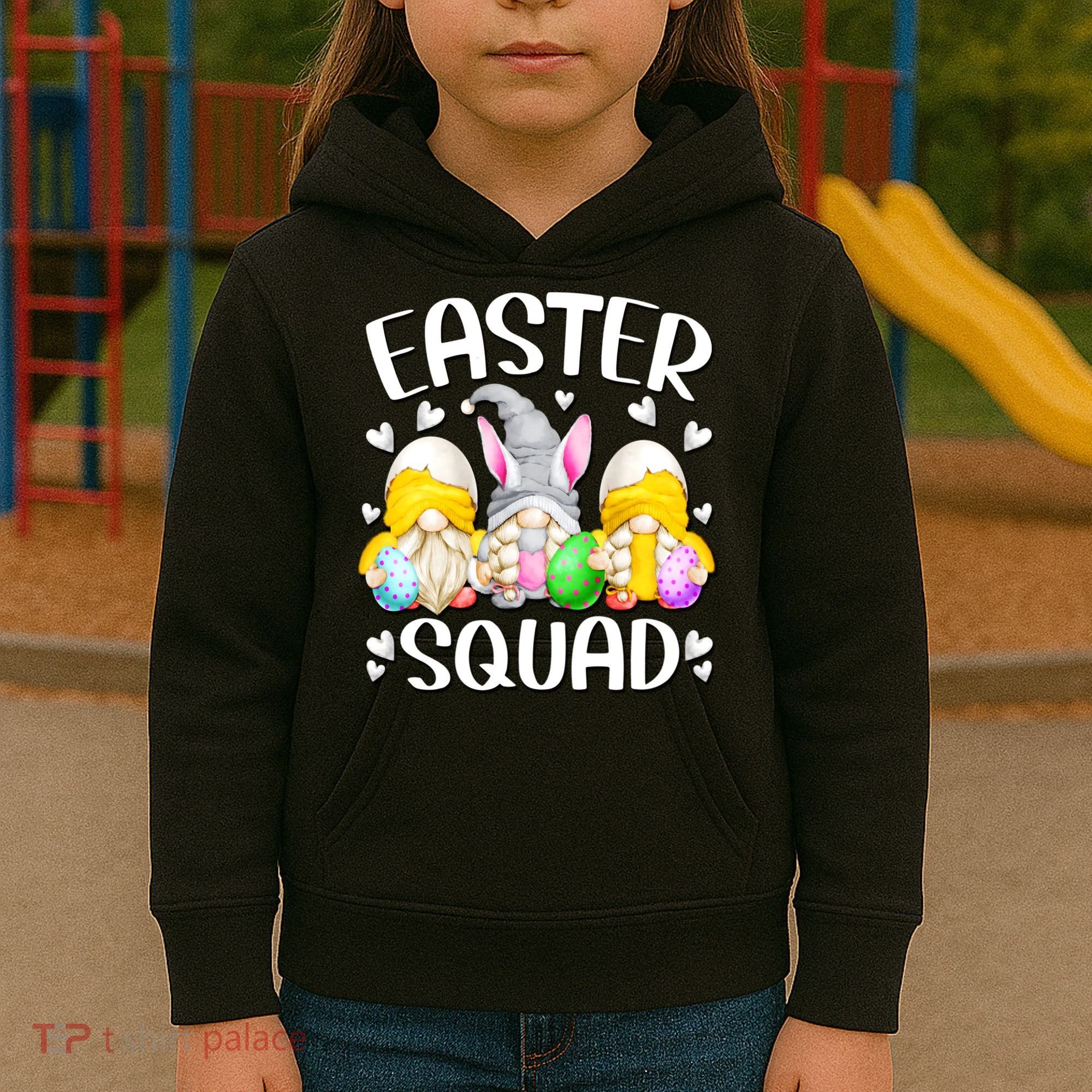 Easter Squad Gnomies Kids Hoodie