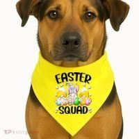 Easter Squad Gnomies USA-Made Doggie Bandana thumb 1