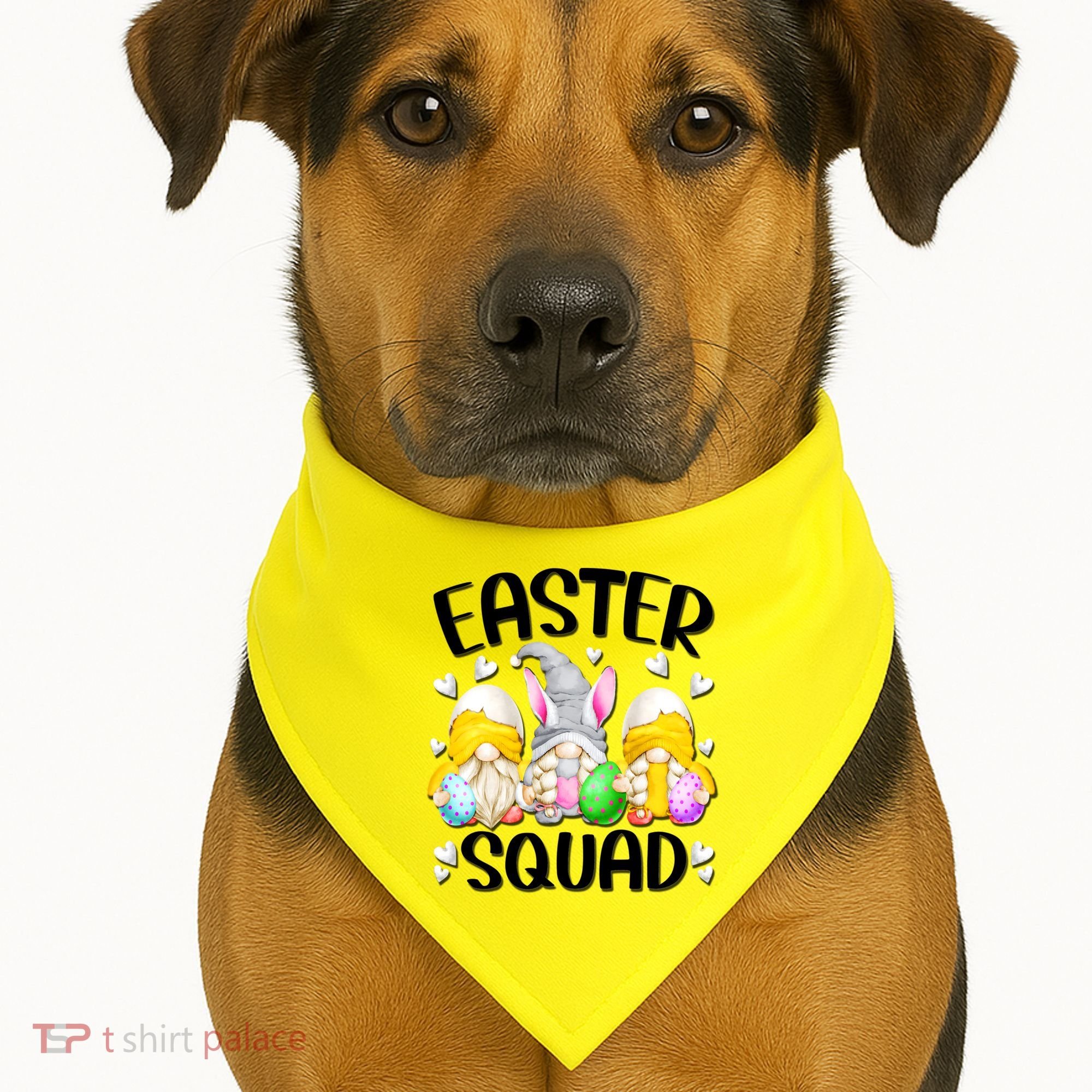 Easter Squad Gnomies USA-Made Doggie Bandana