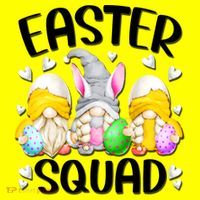 Easter Squad Gnomies USA-Made Doggie Bandana thumb 2