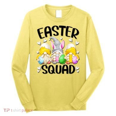Easter Squad Gnomies Long Sleeve Shirt