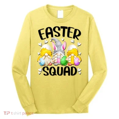Easter Squad Gnomies Long Sleeve Shirt