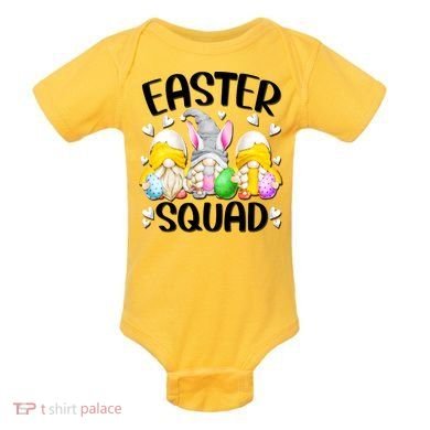 Easter Squad Gnomies Baby Bodysuit
