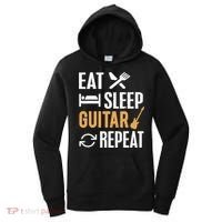 Eat Sleep Guitar Repeat Tshirt For Guitar Lovers Women's Hoodie thumb 0