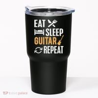 Eat Sleep Guitar Repeat Tshirt For Guitar Lovers Tumbler thumb 0