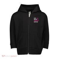 Eat Sleep Gymnastics Repeat Gymnastics Player Toddler Zip Fleece Hoodie thumb 0