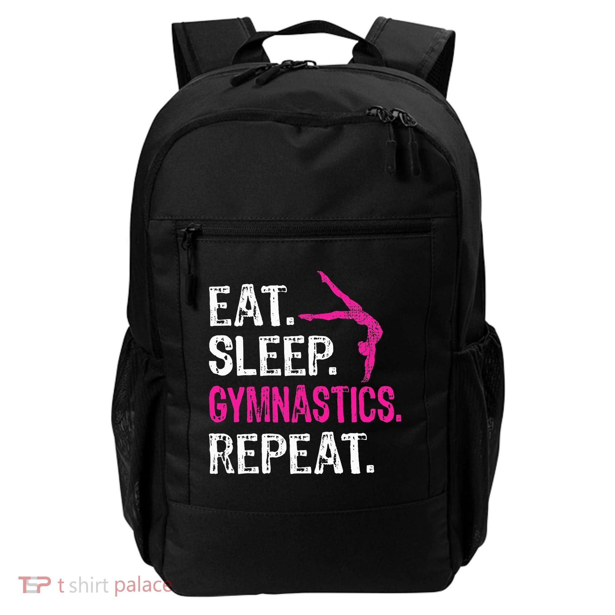 Eat Sleep Gymnastics Repeat Gymnastics Player Backpack