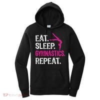 Eat Sleep Gymnastics Repeat Gymnastics Player Women's Hoodie thumb 0