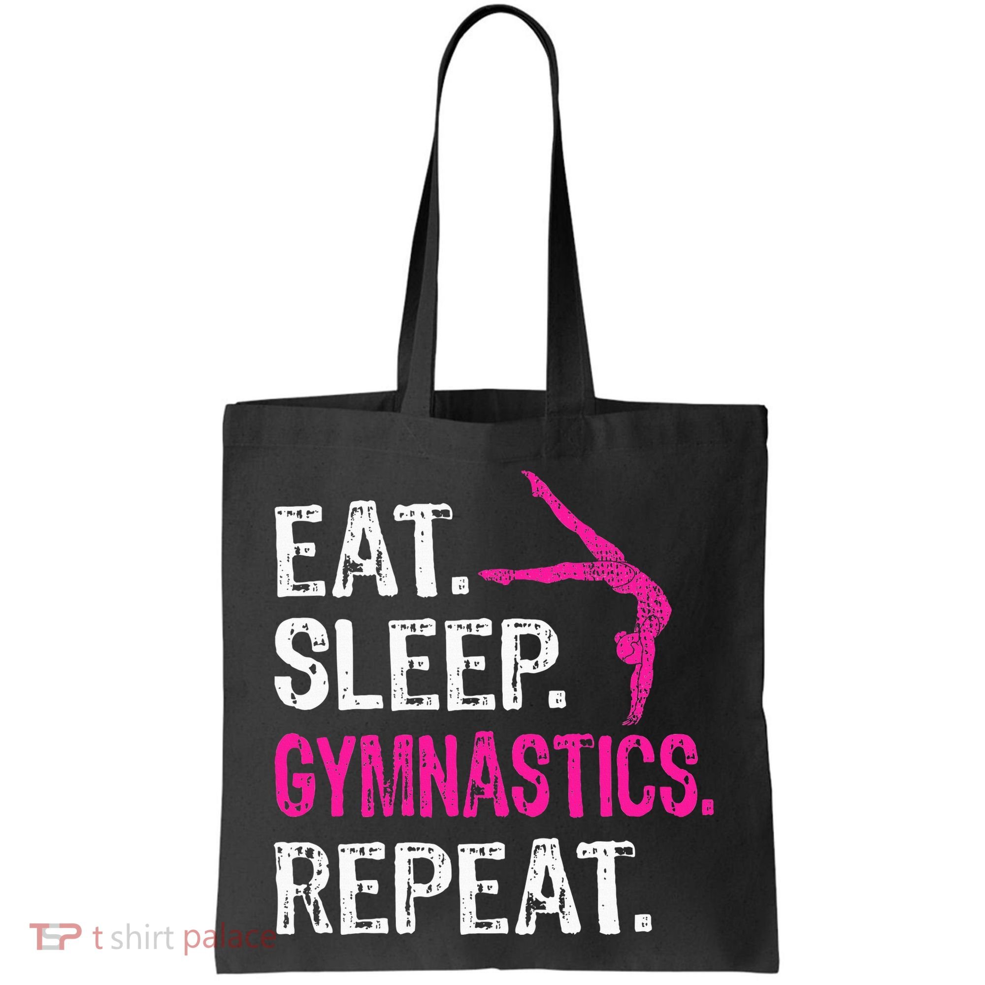 Eat Sleep Gymnastics Repeat Gymnastics Player Tote Bag