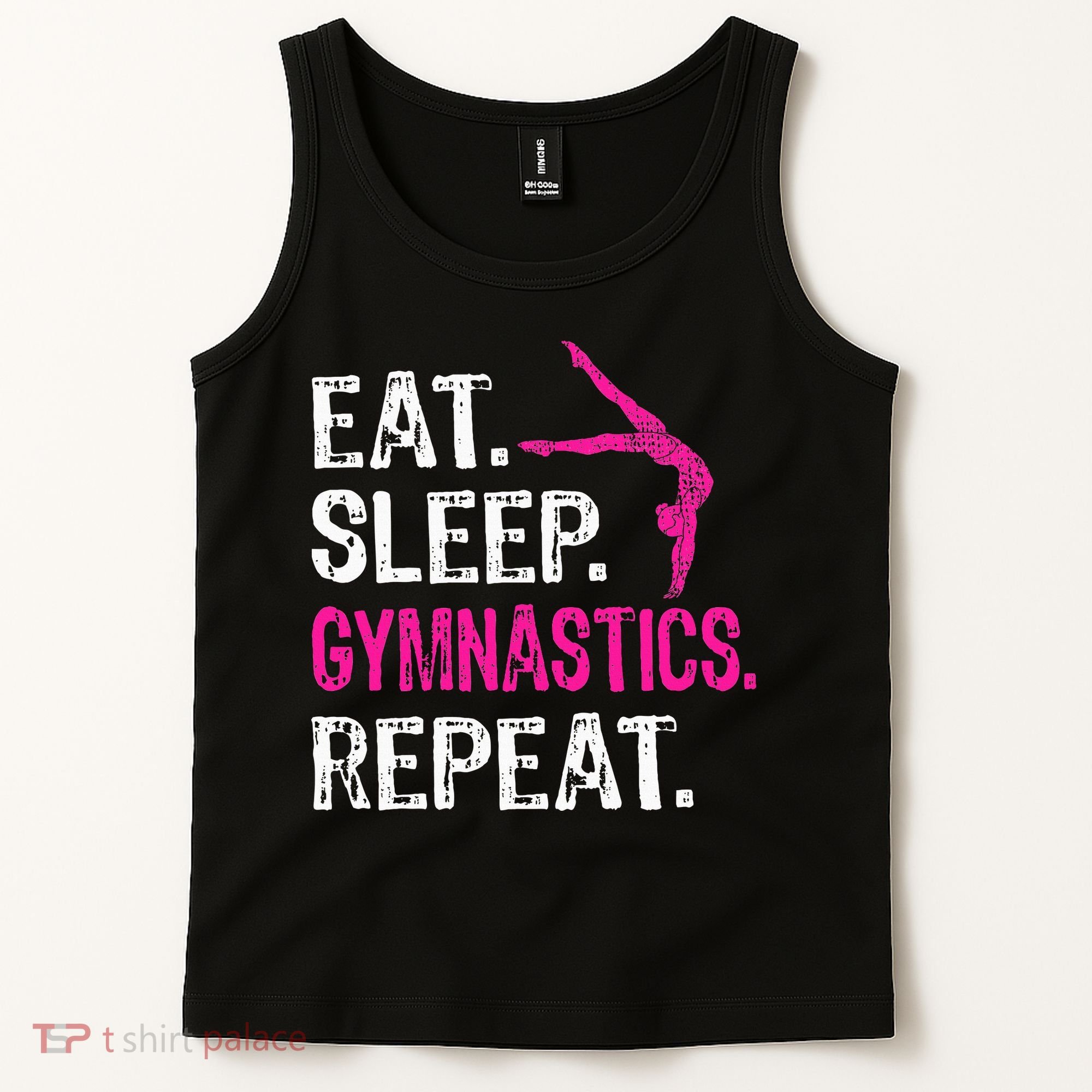 Eat Sleep Gymnastics Repeat Gymnastics Player Tank Top