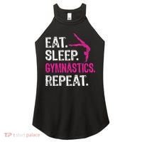 Eat Sleep Gymnastics Repeat Gymnastics Player Women's Perfect Tri Rocker Tank thumb 0