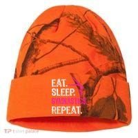 Eat Sleep Gymnastics Repeat Gymnastics Player Kati Licensed 12" Camo Cuffed Beanie thumb 0