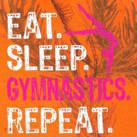 Eat Sleep Gymnastics Repeat Gymnastics Player Kati Licensed 12" Camo Cuffed Beanie thumb 2