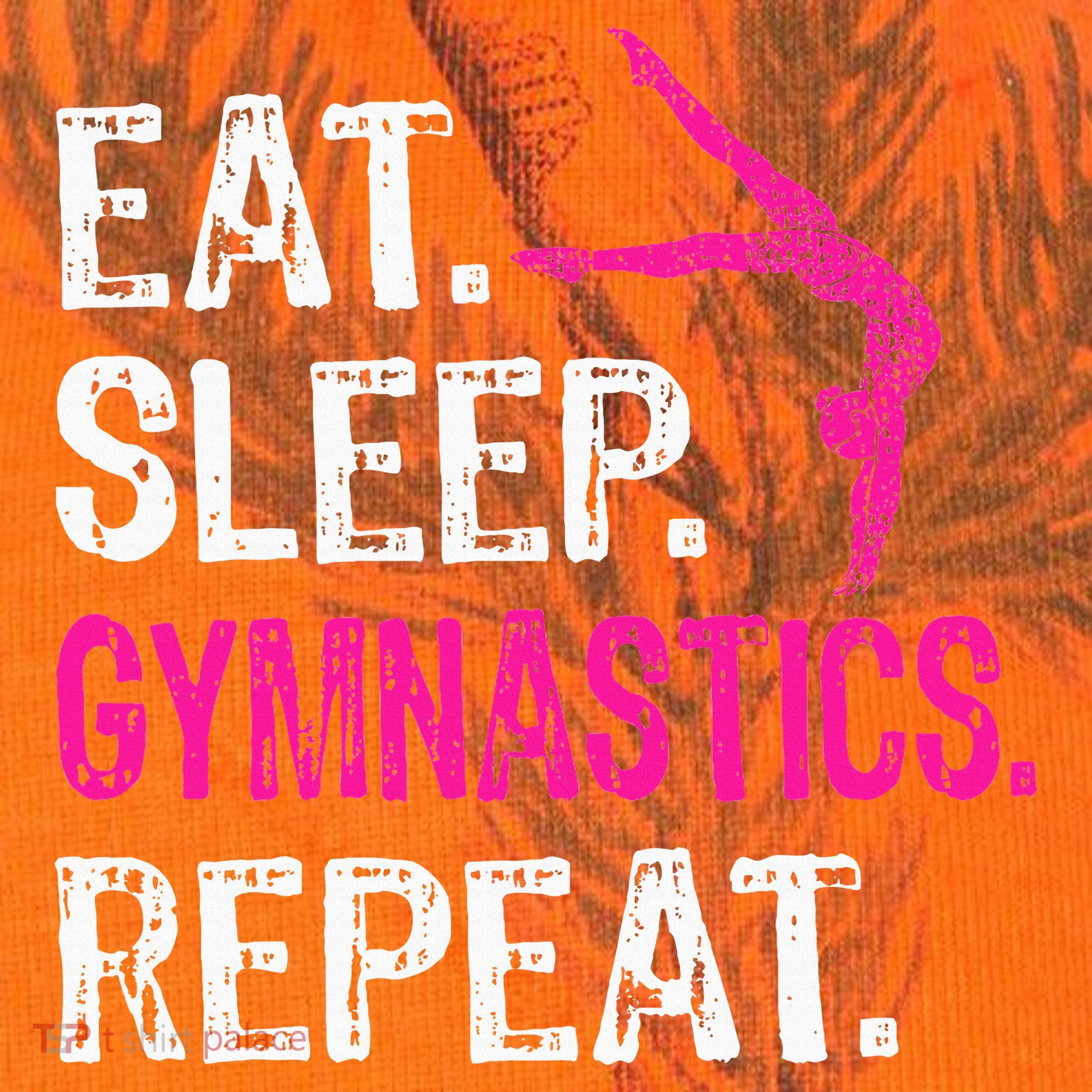 Eat Sleep Gymnastics Repeat Gymnastics Player Kati Licensed 12" Camo Cuffed Beanie