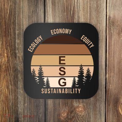 Environment Social Governance Retro ESG Coaster