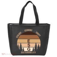 Environment Social Governance Retro ESG Tote Bag thumb 0