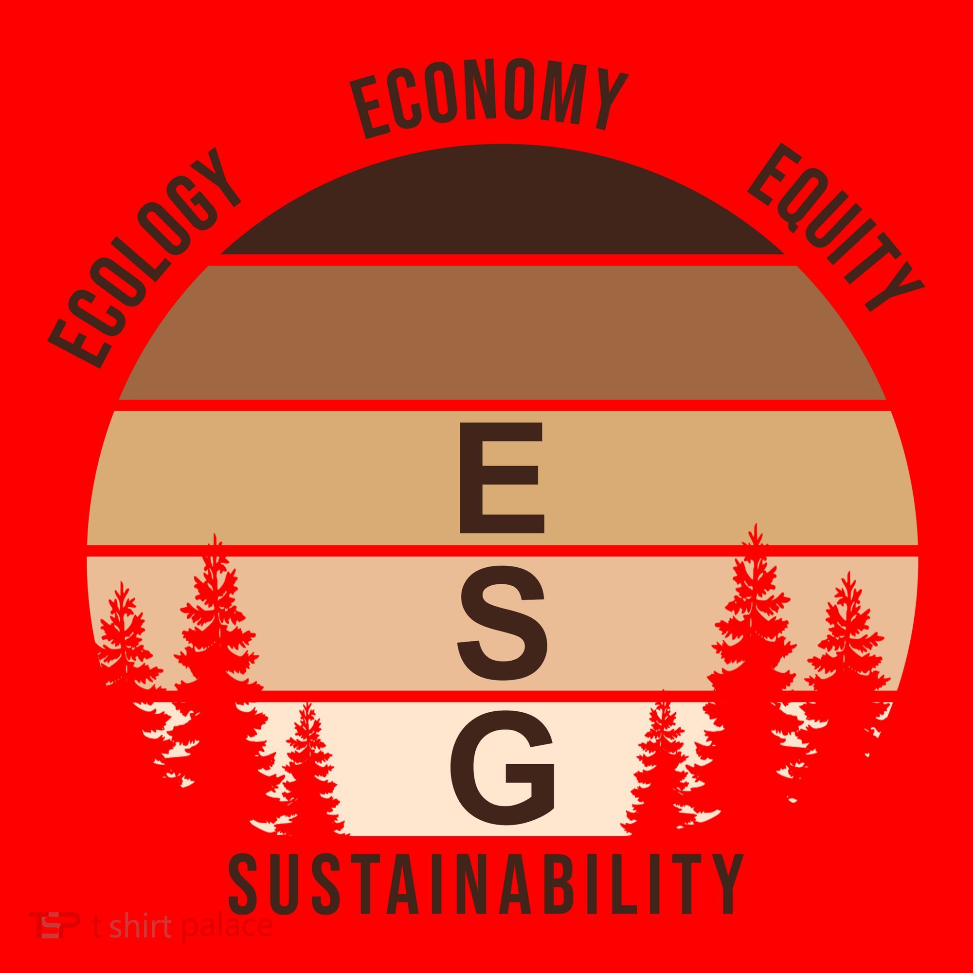 Environment Social Governance Retro ESG Santa Hat