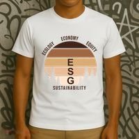 Environment Social Governance Retro ESG T-Shirt thumb 3