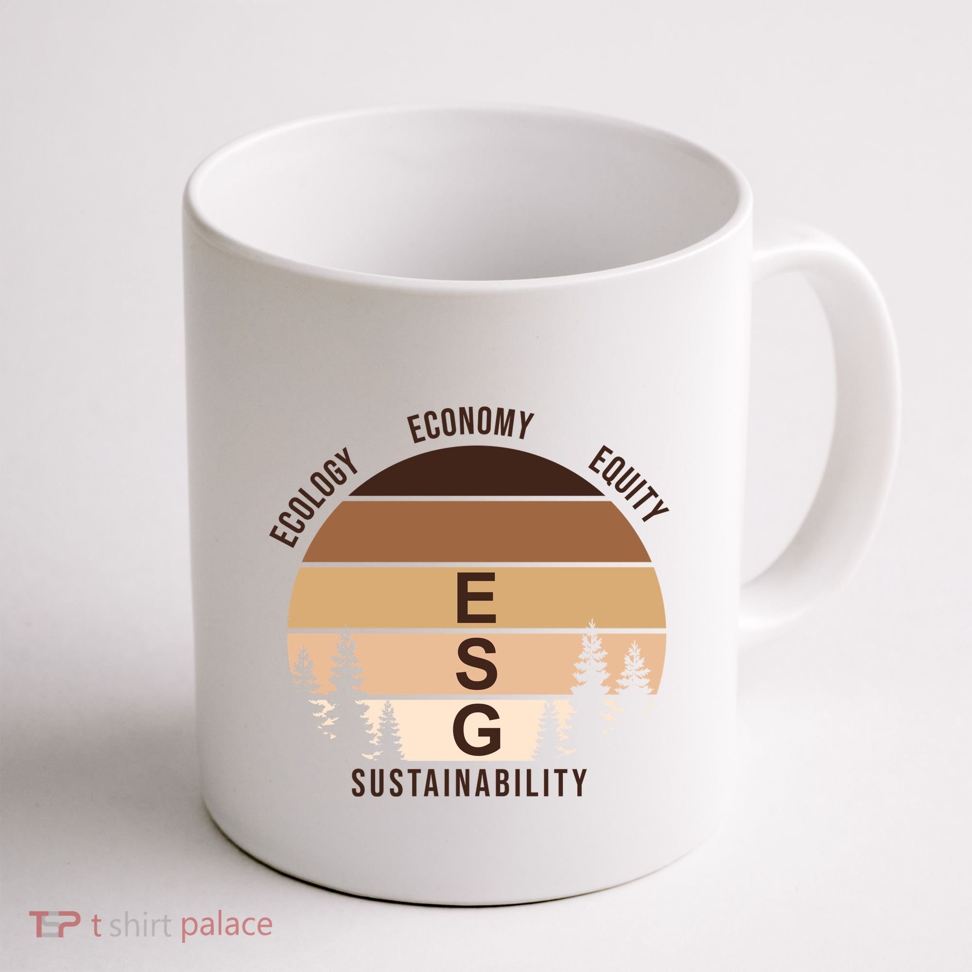 Environment Social Governance Retro ESG Coffee Mug
