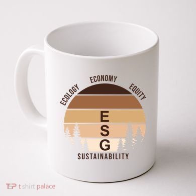 Environment Social Governance Retro ESG Coffee Mug