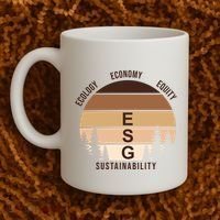 Environment Social Governance Retro ESG Coffee Mug thumb 2