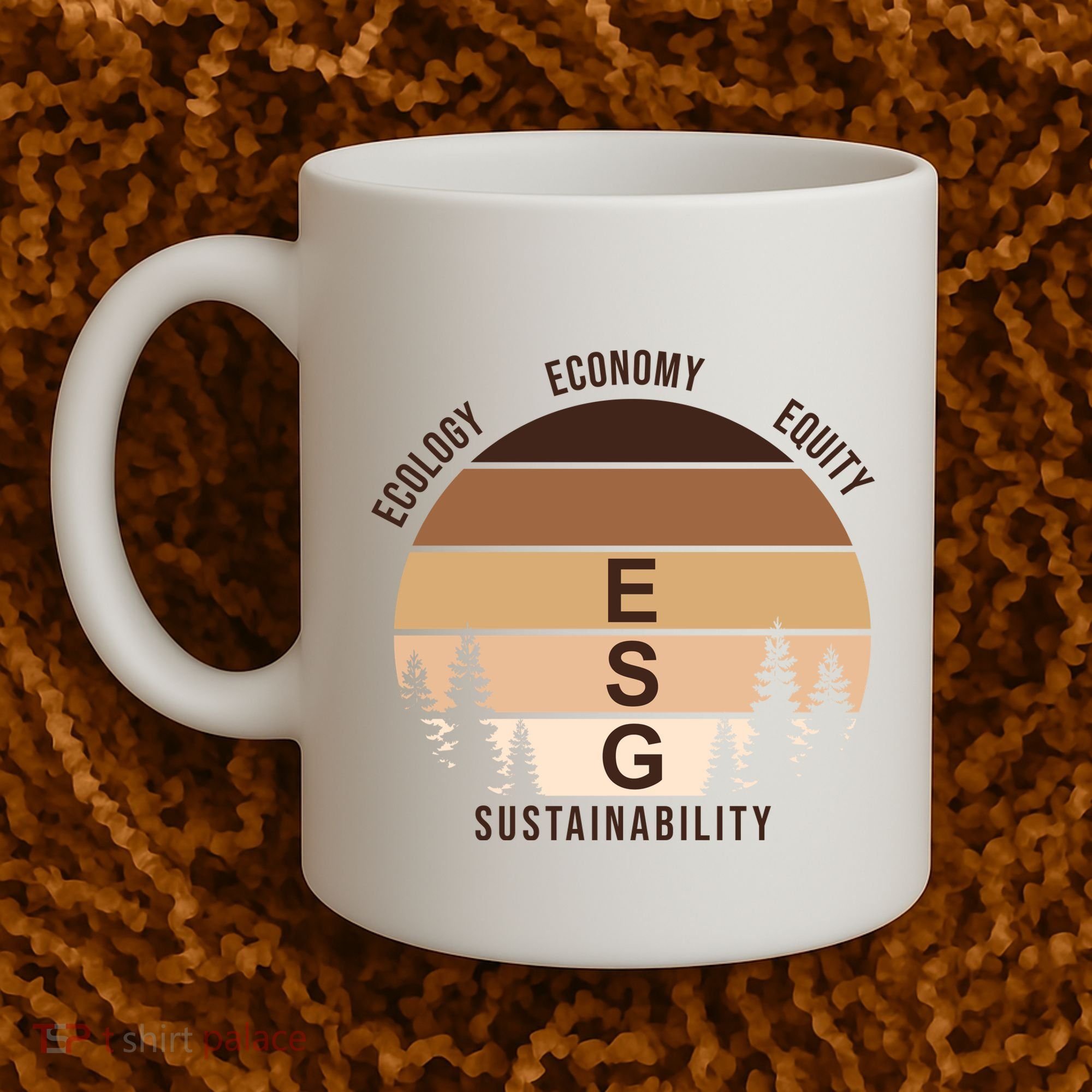 Environment Social Governance Retro ESG Coffee Mug